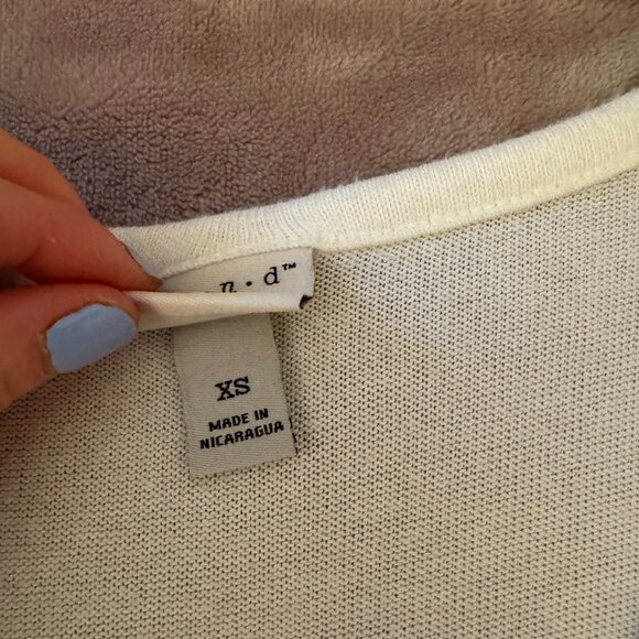 A New Day Cinch Front Long Sleeve Boho Shirt - Picture 3 of 4